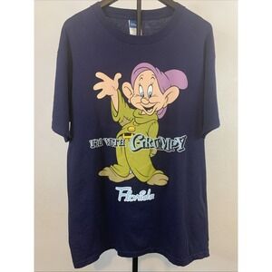 Vintage Disney Dopey Shirt Medium Y2K Jerry Leigh I'm With Grumpy Snow White M